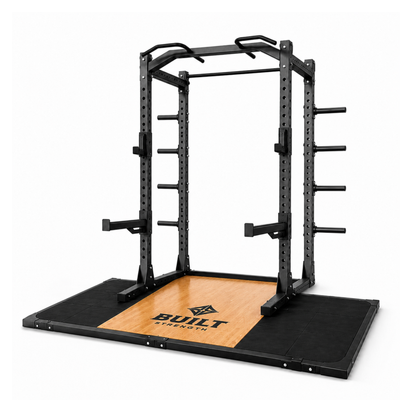 BUILT Strength Foundation Series Half Rack & Deadlift Platform (New)