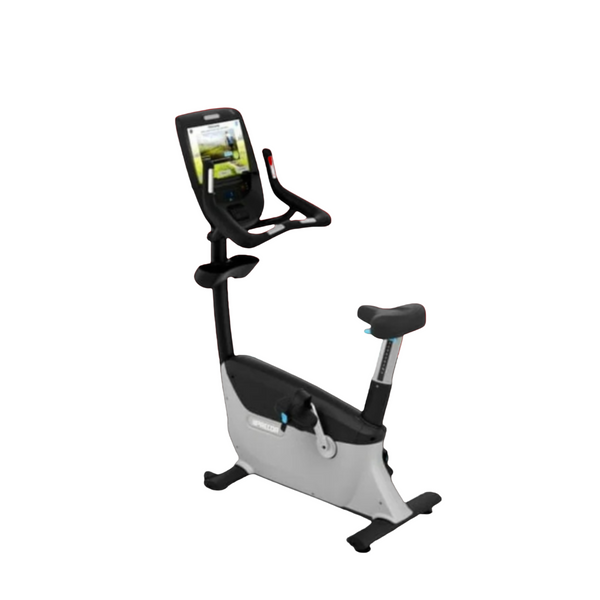 Precor UBK 885 Upright Bike w/ P82 Console (Remanufactured) (Black)
