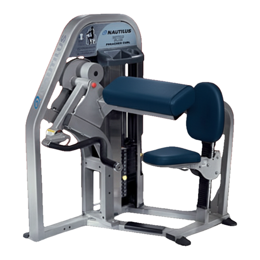 Nautilus Nitro Plus Preacher Curl (Remanufactured) — transparent background