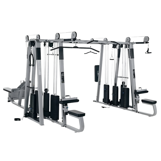 Precor Icarian 820 Multi-Gym – 8 Stack / 10 Station System (Remanufactured) — view 1 — transparent background