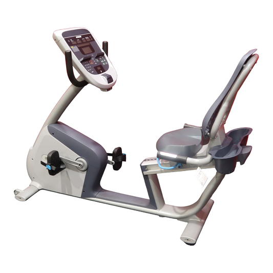 Precor RBK 835 Recumbent Bike w/P30 Console (Remanufactured) — transparent background