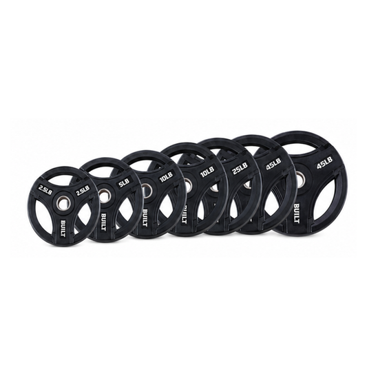 BUILT Strength Foundation Series Rubber Weight Plates (New)