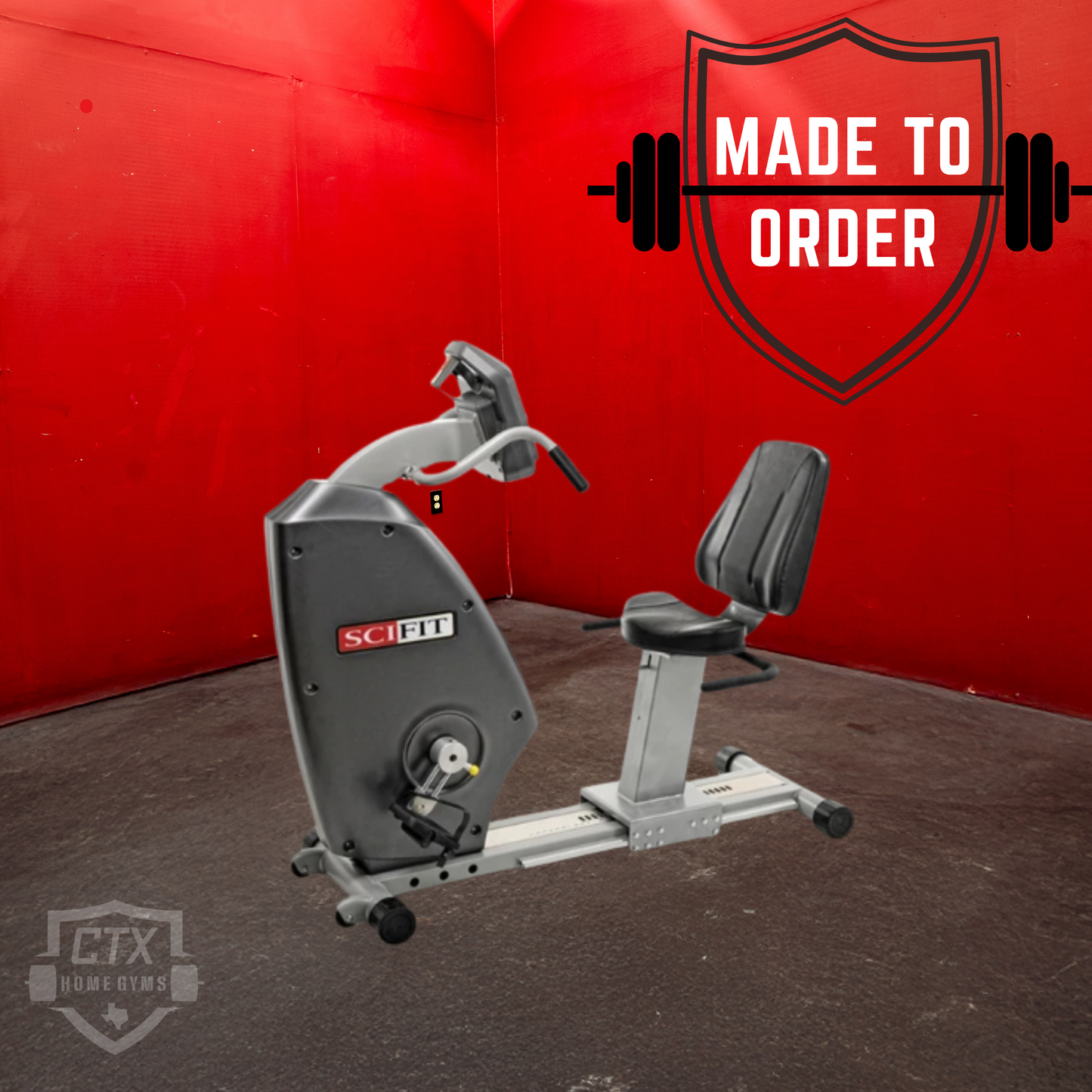 Scifit ISO 7000R Bi-Directional Recumbent Bike (Refurbished)