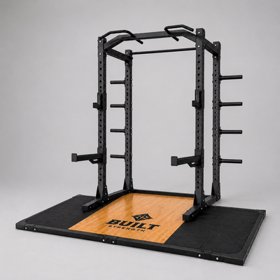 BUILT Strength Foundation Series Half Rack & Deadlift Platform (New)