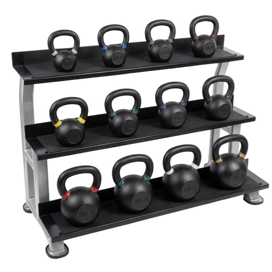 BUILT Strength Foundation Series Cast Iron Kettlebell Set (New)