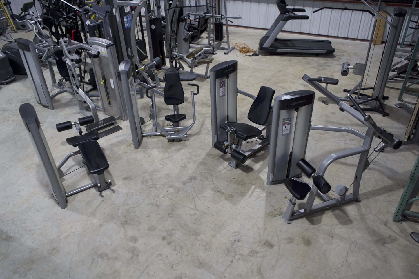 4 Piece Life Fitness Optima Series Selectorized Strength Circuit *Total Body* (Refurbished)