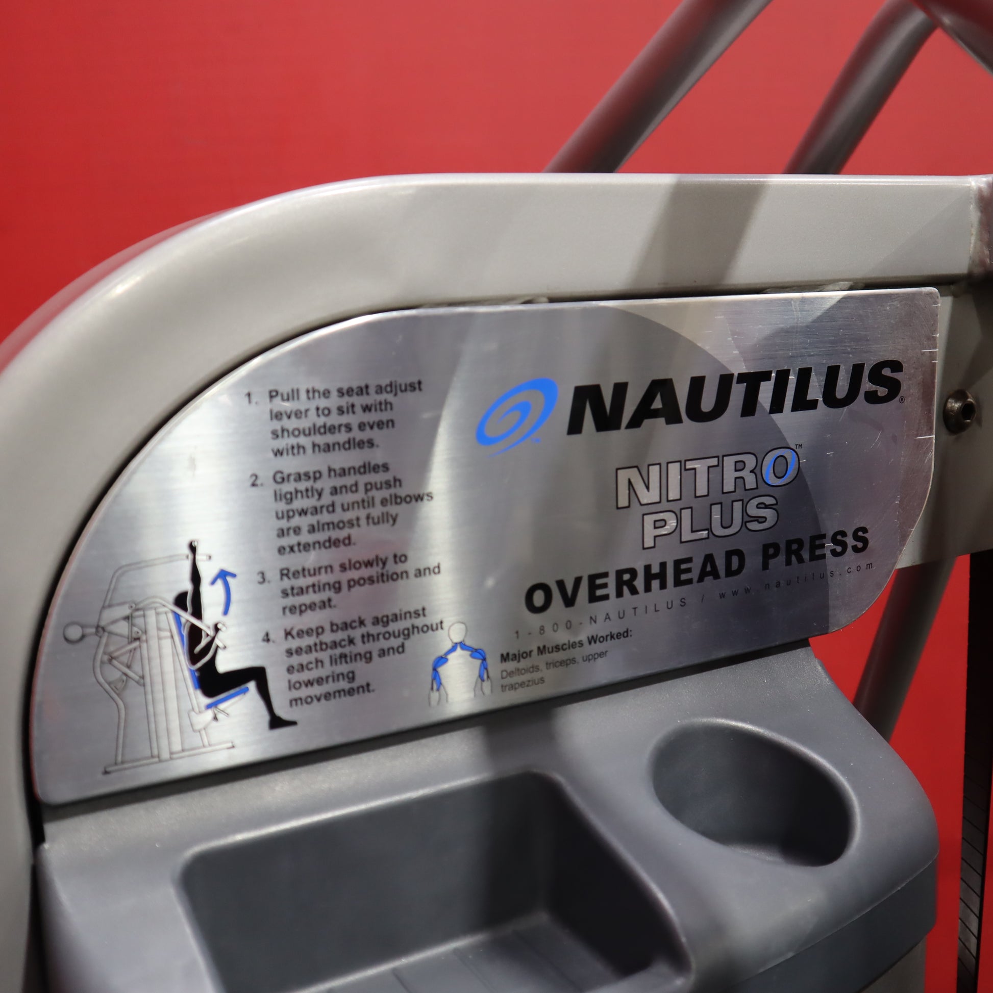 Nautilus Nitro Plus Overhead Press (Remanufactured)