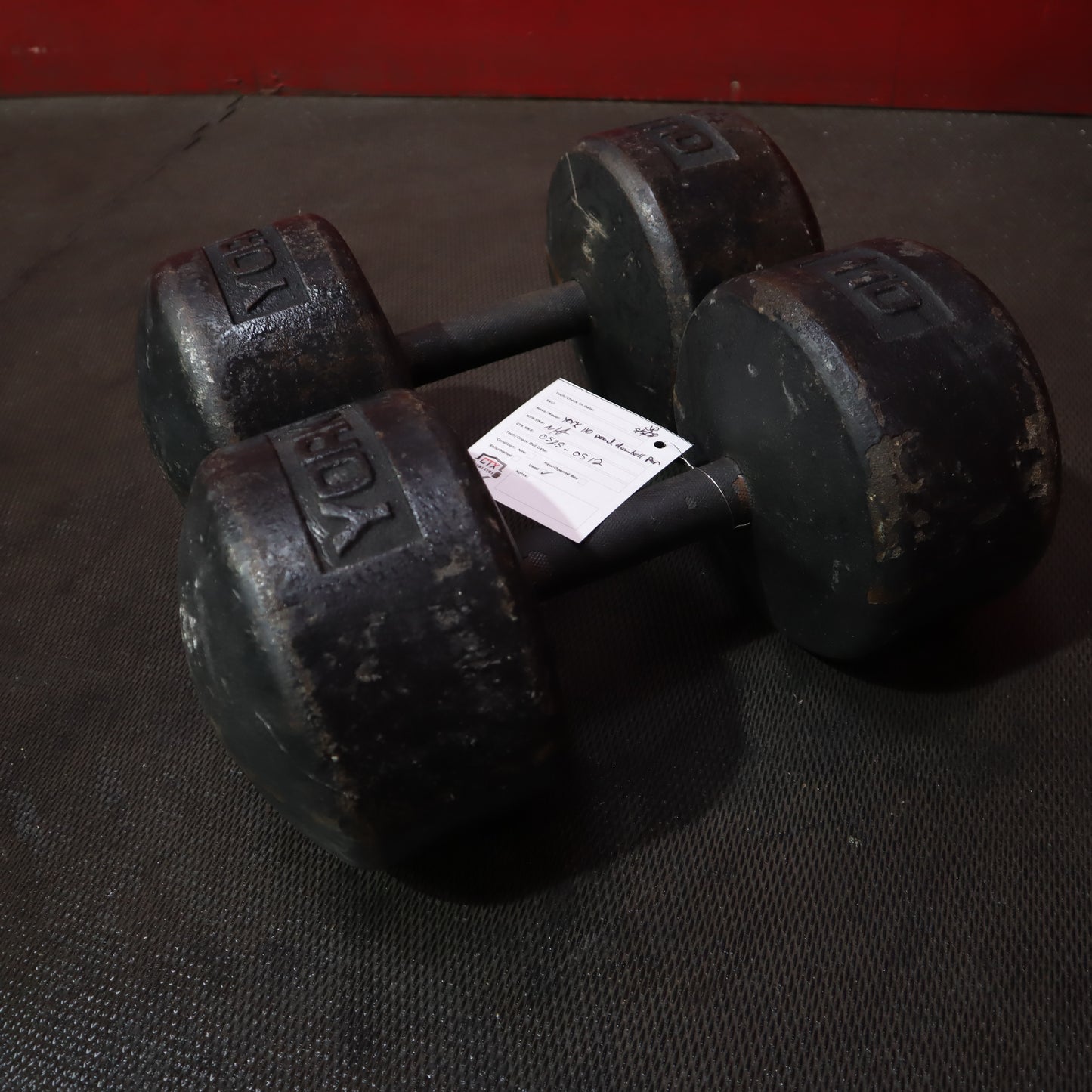 York 110 lb Dumbbell Pair (Used)