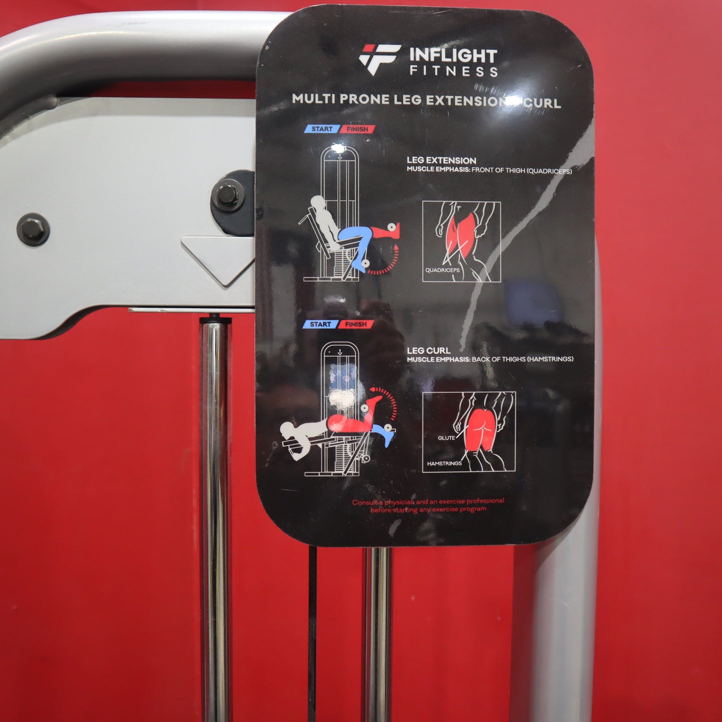 Inflight Fitness Multi Prone Leg Extension/Curl (Used)