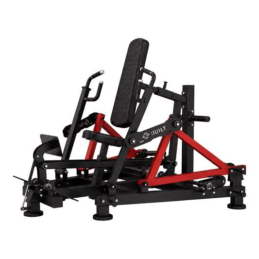 BUILT Strength Infinite Series flat chest press — transparent background
