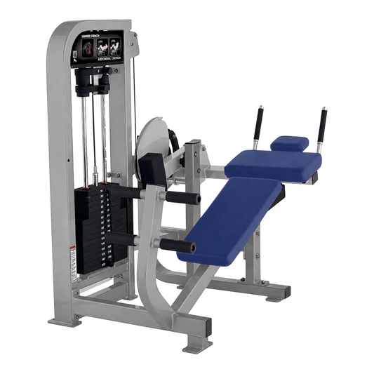 Hammer Strength Select Abdominal Crunch — complete background delete
