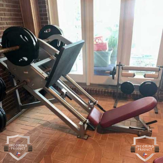 Incoming inventory: Hammer Strength Plate Loaded Linear Leg Press (Refurbished)