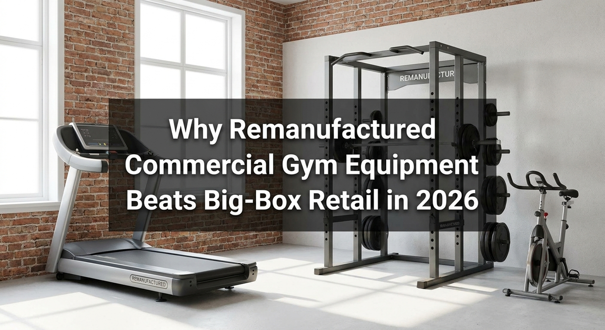 Why Remanufactured Commercial Gym Equipment Beats Big-Box Retail in 2026