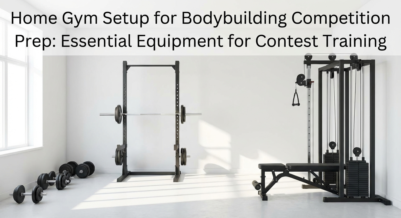 Home Gym Setup for Bodybuilding Competition Prep: Essential Equipment ...