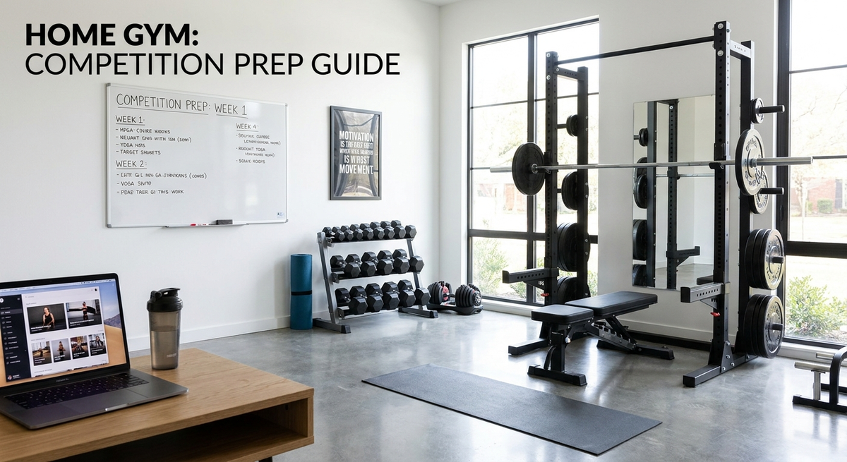 How to Set Up Your Home Gym for Natural Bodybuilding Competition Prep