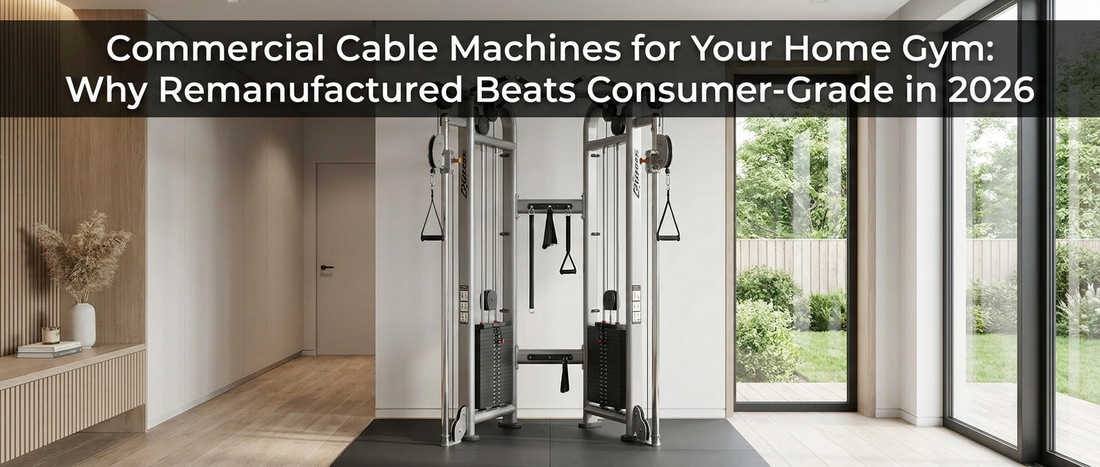 Commercial Cable Machines for Your Home Gym: Why Remanufactured Beats Consumer-Grade in 2026