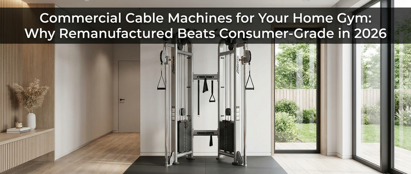 Commercial Cable Machines for Your Home Gym: Why Remanufactured Beats Consumer-Grade in 2026