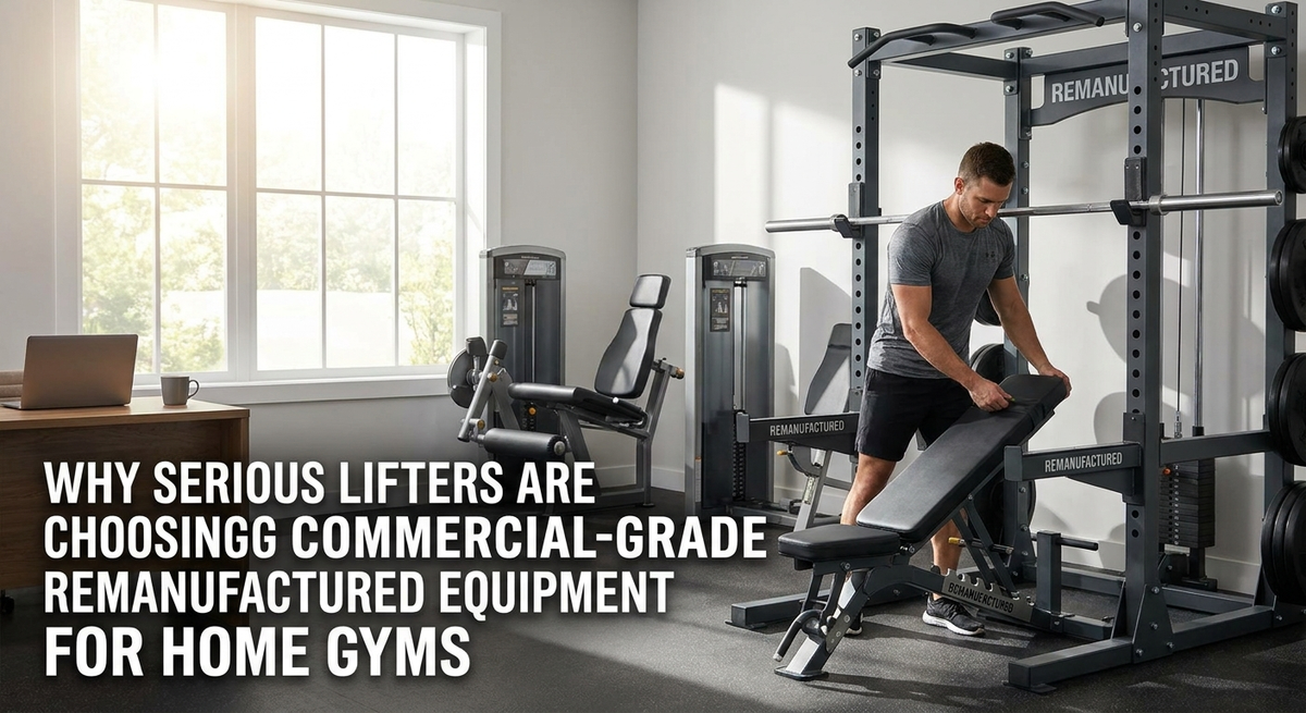 Why Serious Lifters Are Choosing Commercial-Grade Remanufactured Equipment for Home Gyms