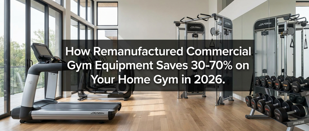 How Remanufactured Commercial Gym Equipment Saves 30-70% on Your Home Gym in 2026