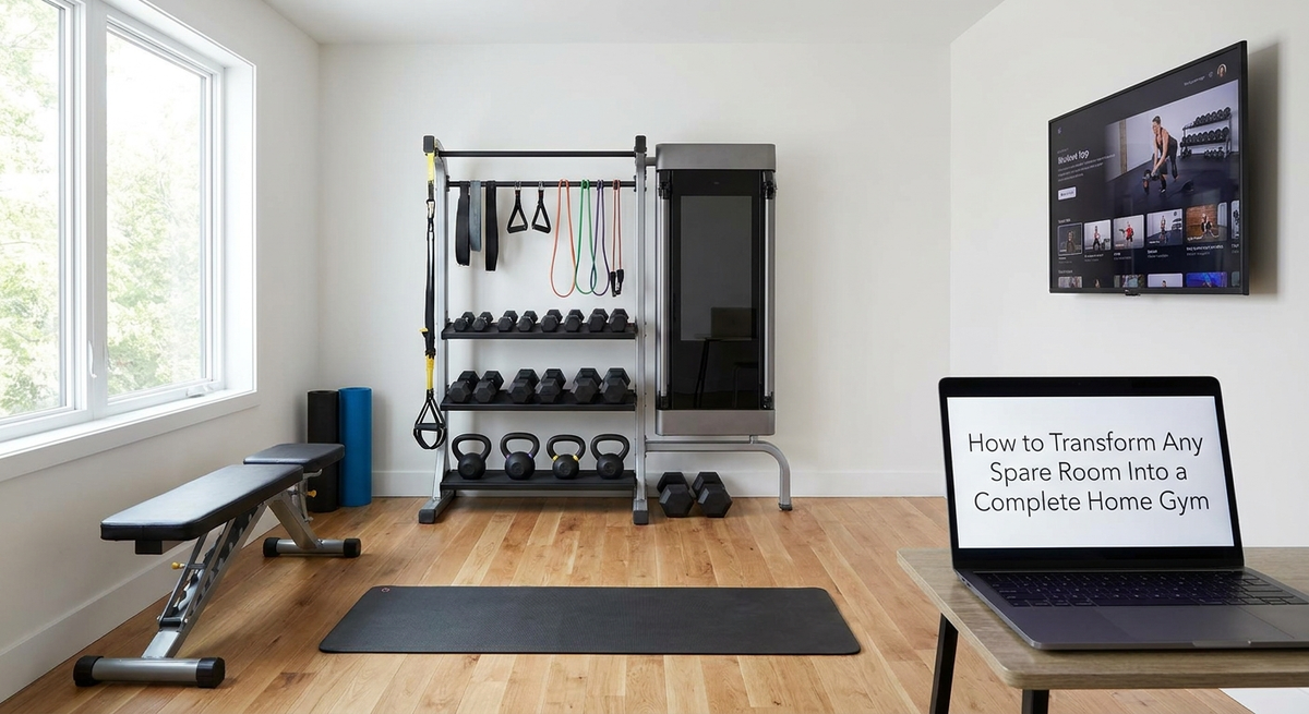 How to Transform Any Spare Room Into a Complete Home Gym