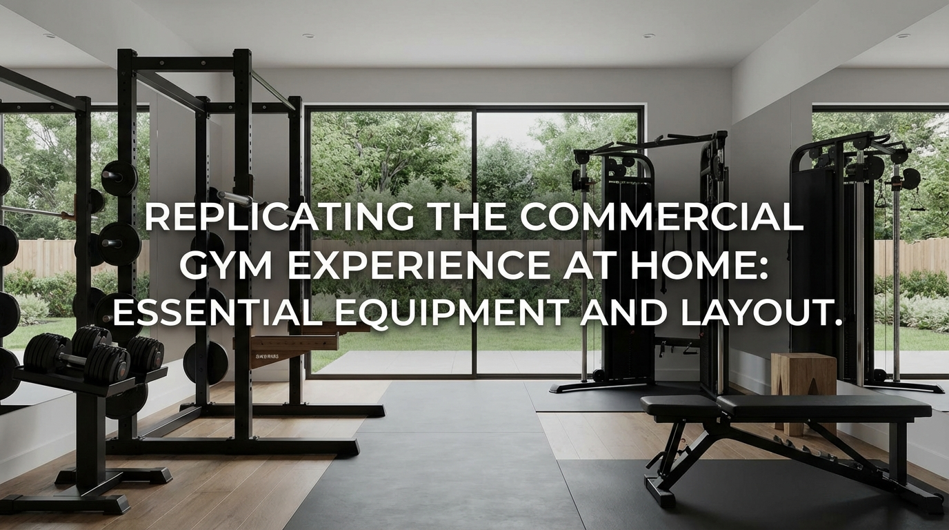 Replicating the Commercial Gym Experience at Home: Essential Equipment ...