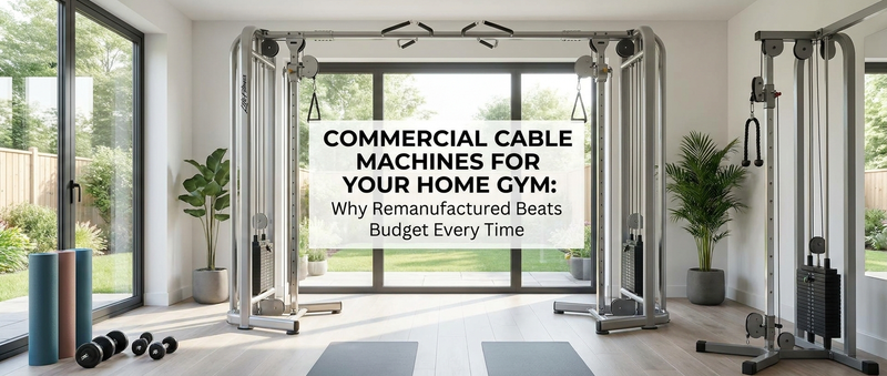 Commercial Cable Machines for Your Home Gym: Why Remanufactured Beats Budget Every Time