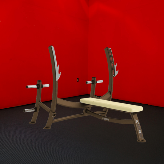 Cybex Prestige Series Olympic Bench Press w/ Weight Storage (Remanufactured)