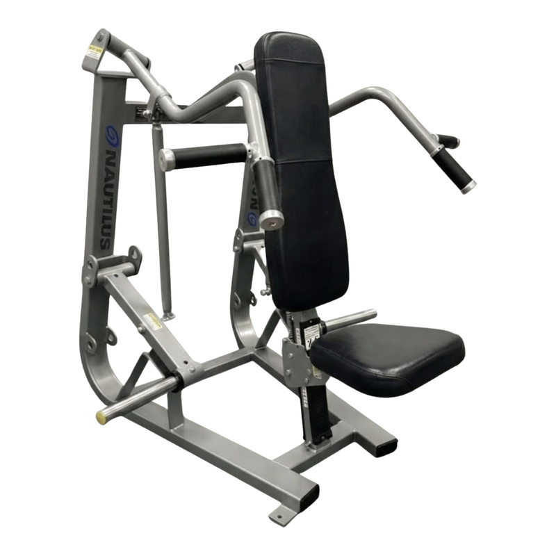 Nautilus XPLOAD Plate Loaded Overhead Press (Remanufactured) — transparent background