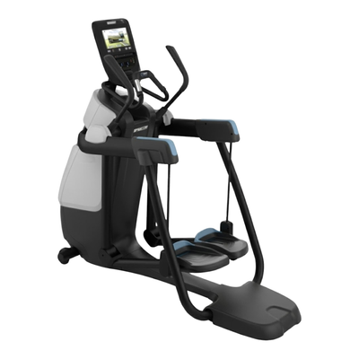 Precor AMT-12 865 — Black Base & Gray Trim (Remanufactured) — transparent background