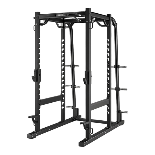 Precor Discovery Series Power Rack (Remanufactured) — transparent background