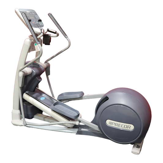Precor EFX 835 Total Body Elliptical Trainer w/P30 Console (Remanufactured) — transparent background