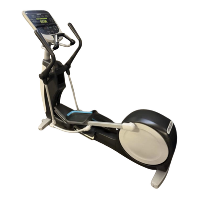 Precor EFX 835 Total Body Elliptical w/ P30 Console & Converging Crossramp (Remanufactured) — Gray Base & Black Trim [PRC-EFX-835-P30-GB] — transparent background
