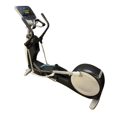 Precor EFX 835 Total Body Elliptical w/ P30 Console & Converging Crossramp (Remanufactured) — Gray Base & Black Trim [PRC-EFX-835-P30-GB] — transparent background