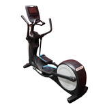 Precor EFX 865 Total Body Elliptical w/ P62 Console & Converging Crossramp (Remanufactured) — Black Frame [Pre-EFX865-P62] — transparent background