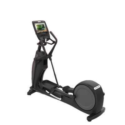 Precor EFX 885 Total Body Elliptical w/ P82 & Converging Crossramp (Remanufactured) — Black Frame [PRE-EFX-885-BB] — transparent background