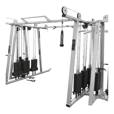 Precor Icarian 820 Multi-Gym – 8 Stack / 10 Station System (Remanufactured) — view 3 — transparent background