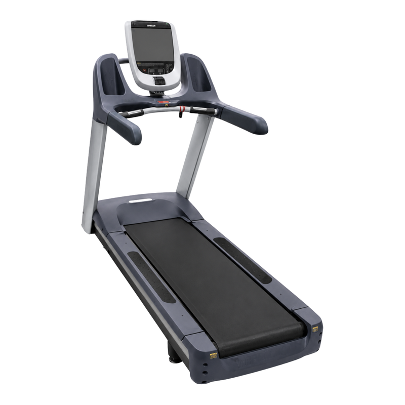 Precor TRM 885 Treadmill w/ P80 Console (Remanufactured) — Precor Blue [PRE-885-P80-BLU] — transparent background