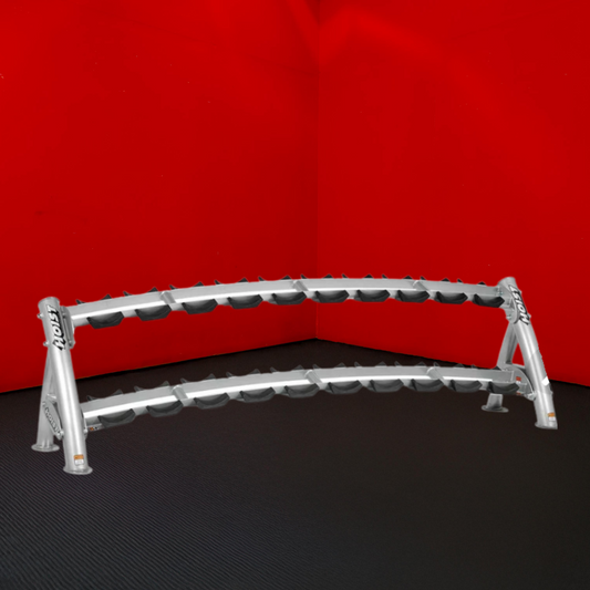 Hoist 5–50 Dumbbell Rack with Saddles (Refurbished)