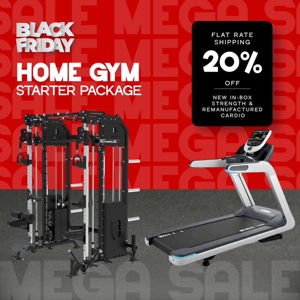 Elite Cardio + Strength Training Bundle — Precor TRM 835 + Zaia All-In-One Power Rack Pro