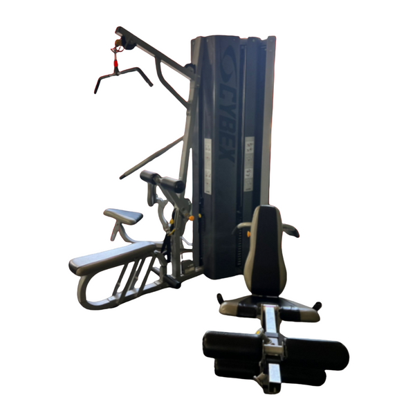 Cybex 3 Stack Multi Station Gym (Multi Press, Lat Pull/Row, Leg Curl/Leg Extension) (Remanufactured)