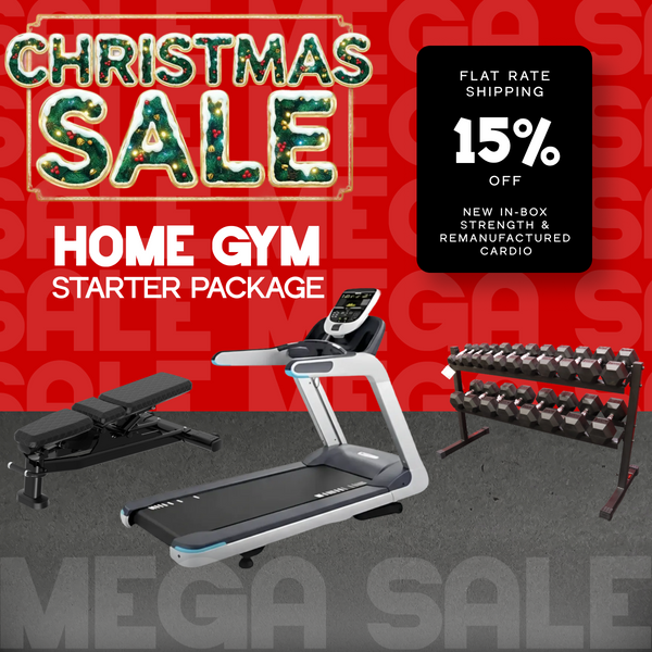 Complete Cardio & Strength Training Bundle — Precor TRM 835 + York Pro-Hex Dumbbells + BUILD Adjustable Bench 2.0