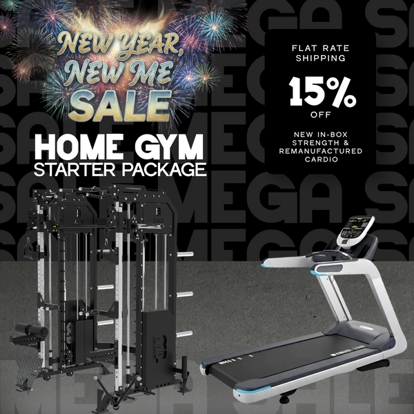 Elite Cardio + Strength Training Bundle — Precor TRM 835 + Zaia All-In-One Power Rack Pro