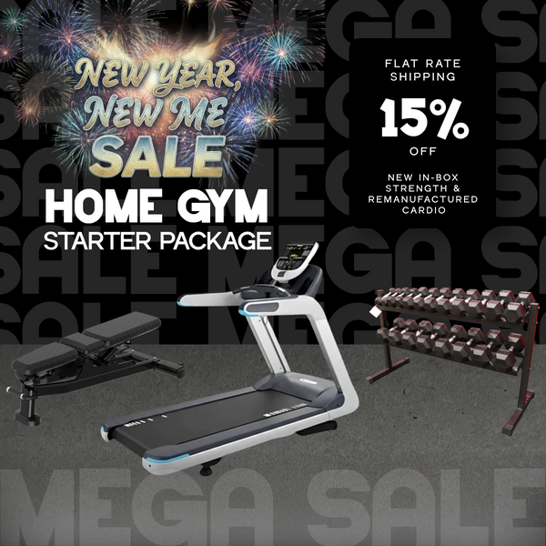 Complete Cardio & Strength Training Bundle — Precor TRM 835 + York Pro-Hex Dumbbells + BUILD Adjustable Bench 2.0