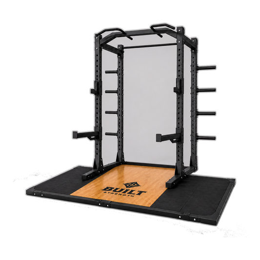 BUILT Strength Foundation Series Half Rack & Deadlift Platform (New)