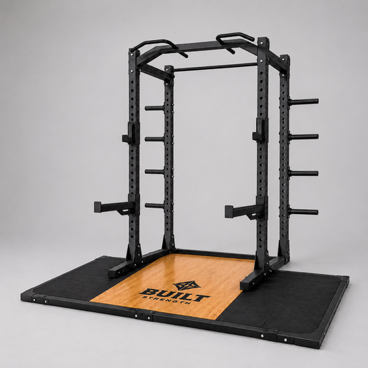 BUILT Strength Foundation Series Half Rack & Deadlift Platform (New)