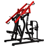 BUILT Strength HM1811 Ember Fusion chest press and lat pull — transparent background, view 1