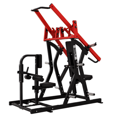 BUILT Strength HM1811 Ember Fusion chest press and lat pull — transparent background, view 5