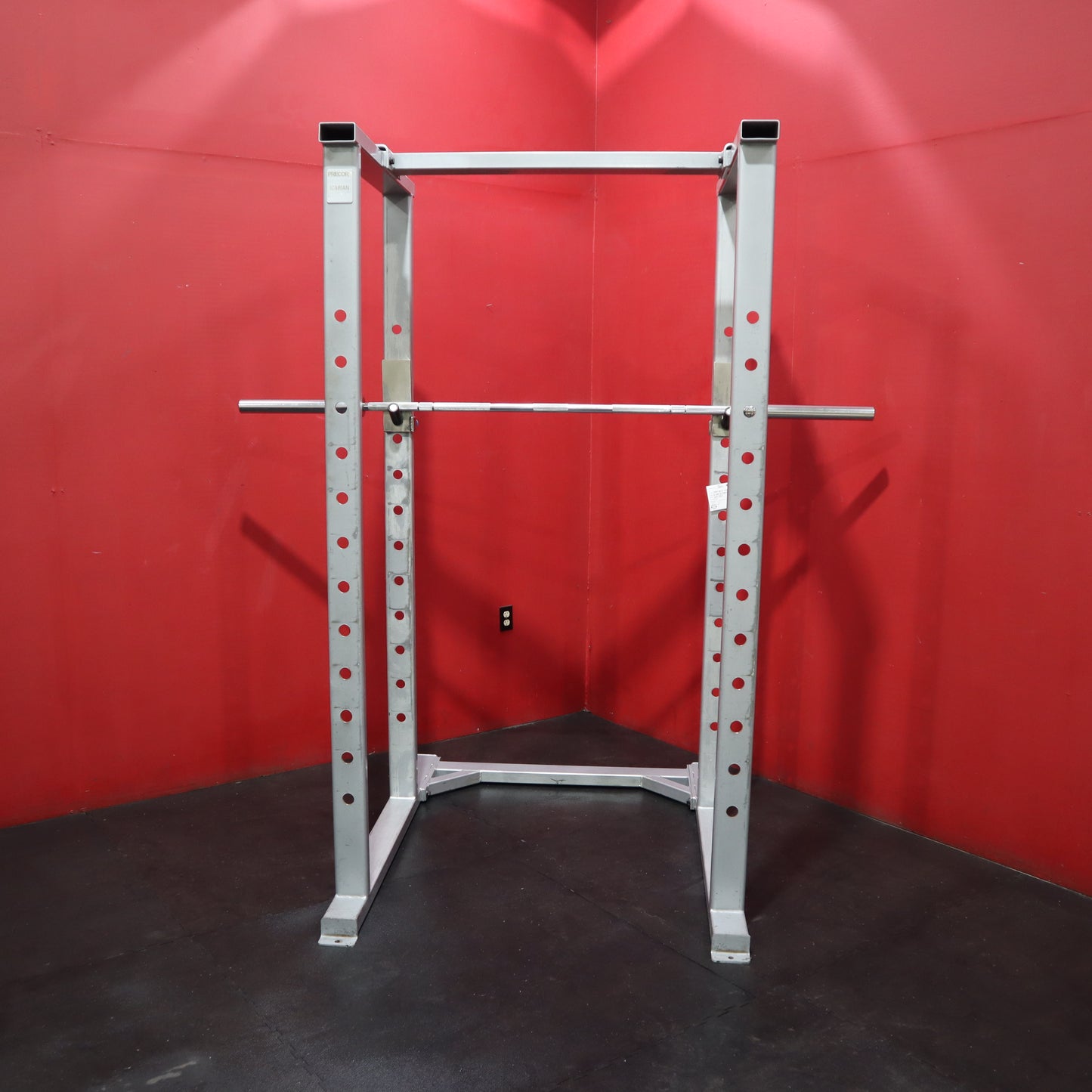 Precor Icarian Squat Rack w/Bar *Without Safety Bar* (Refurbished)