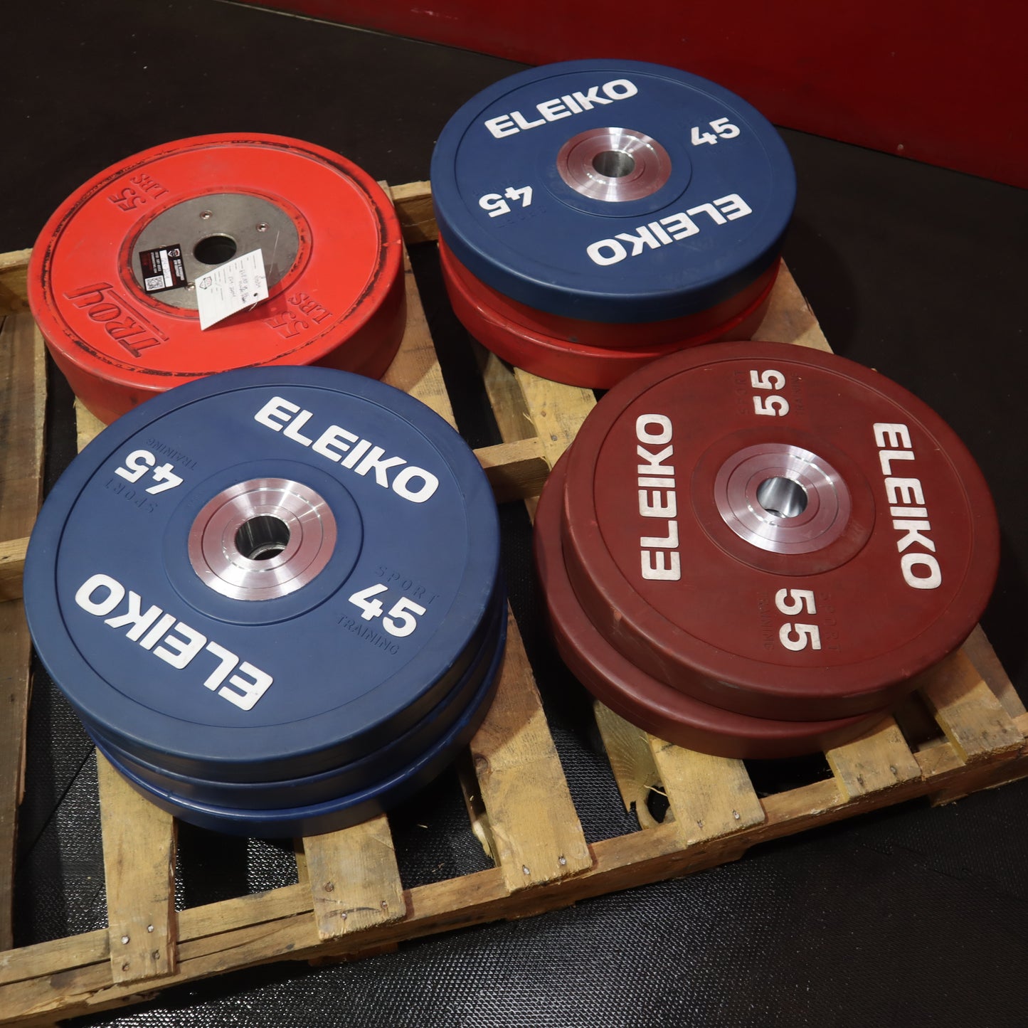 Eleiko Bumper Weights 45-55 (Refurbished)