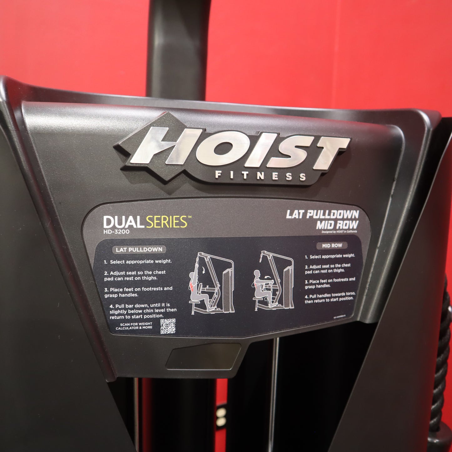 Hoist Fitness HD-3200 Dual Lat Pulldown/Mid Row (Refurbished)